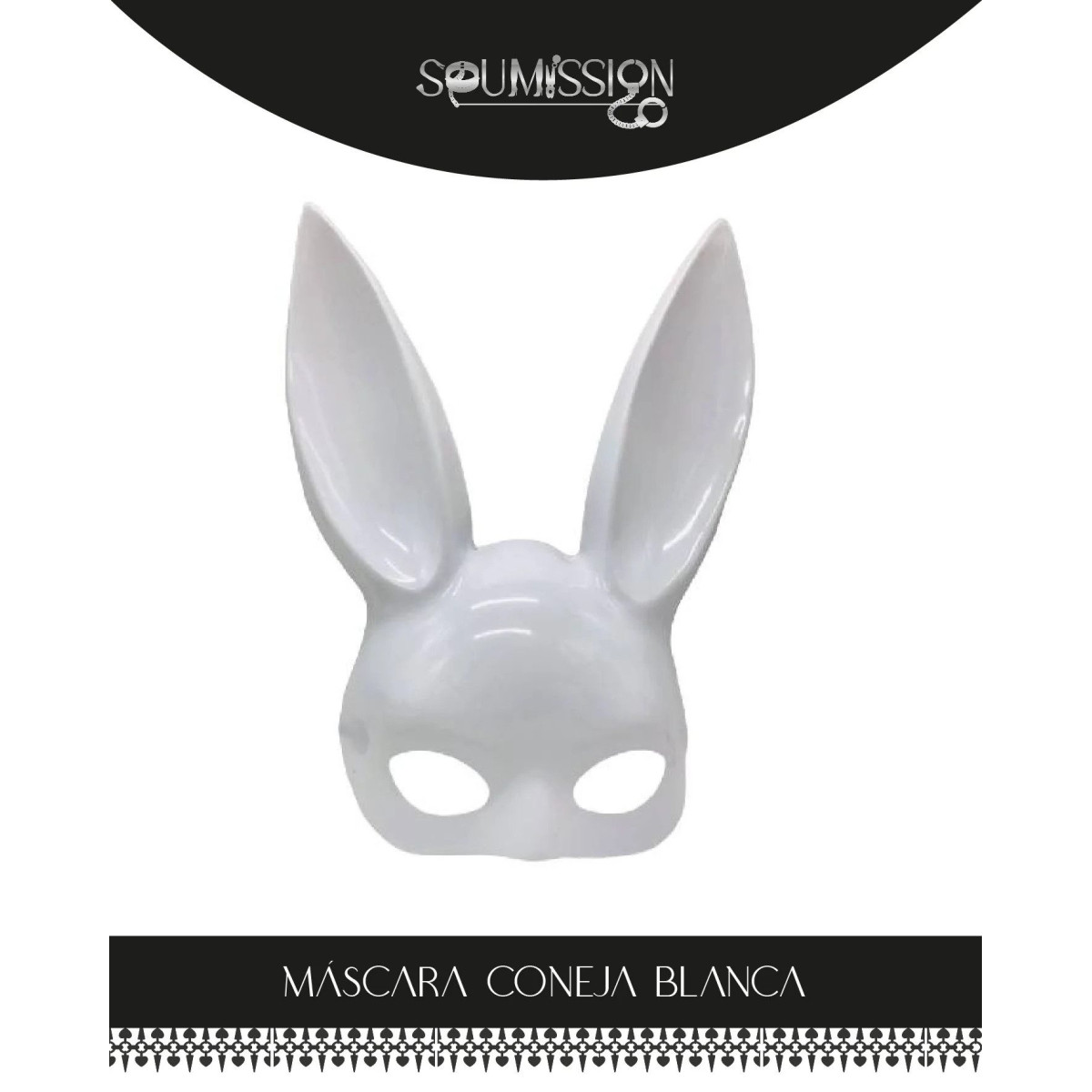 Máscara Coneja Blanca
