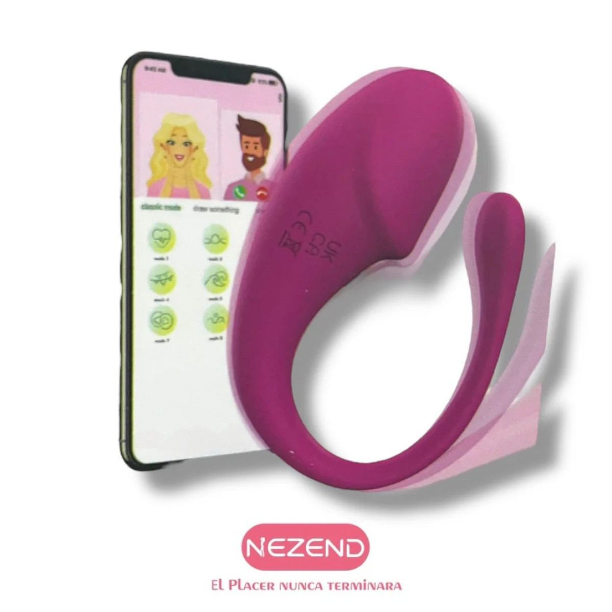 Huevo Vibrador Sensoria APP INTERNACIONAL Largo Total 22cm Huevo Vibrador Sensoria APP INTERNACIONAL Largo Total 22cm