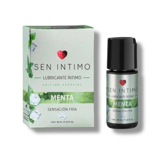 Lubricante Menta Sensación Fria x 30 ml Sen Intimo