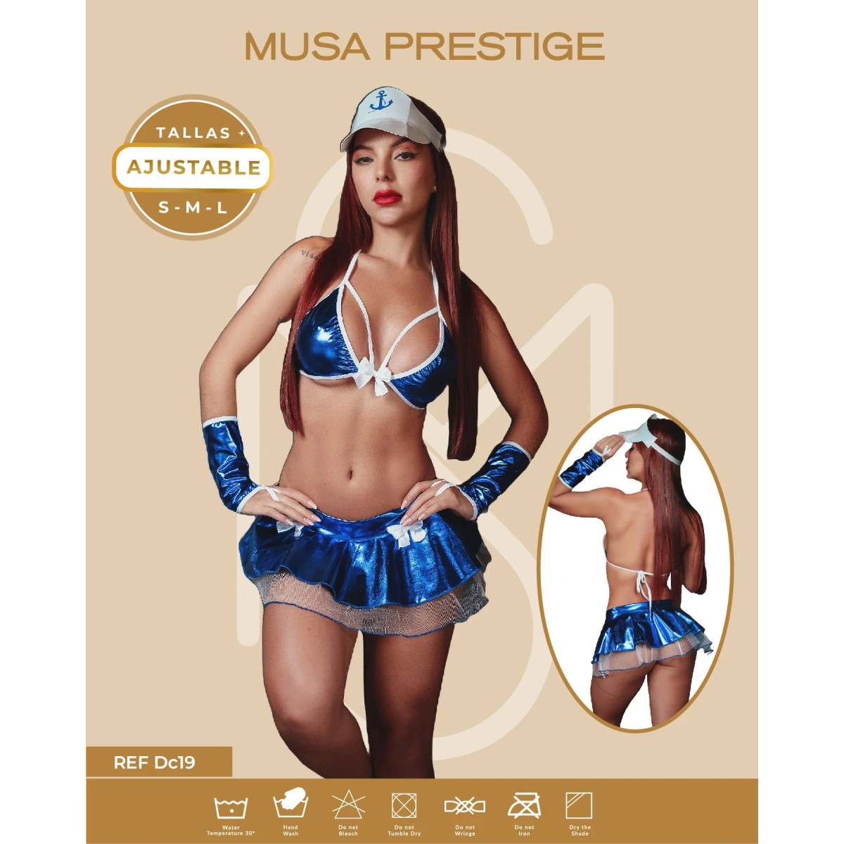 Disfraz Musa Marinera DC19