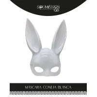 Máscara Coneja Blanc...
