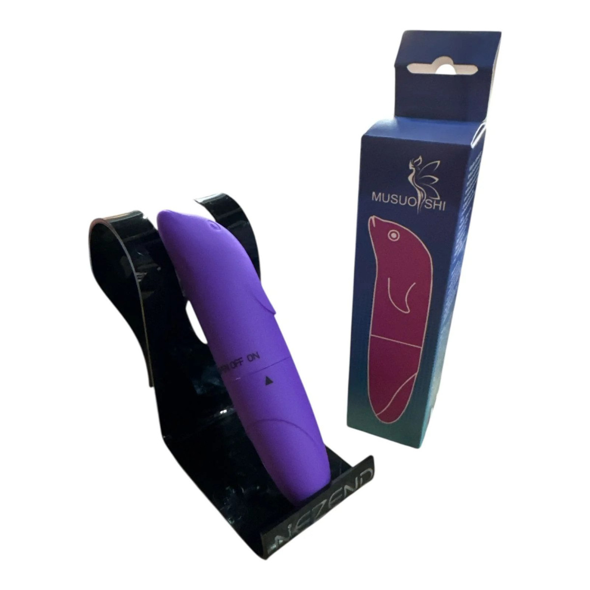 Bala Vibradora Delfín Largo Total: 12cm - Ancho: 2.5cm