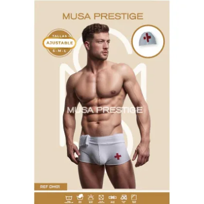 Disfraz Musa Hombre Enfermero DH01