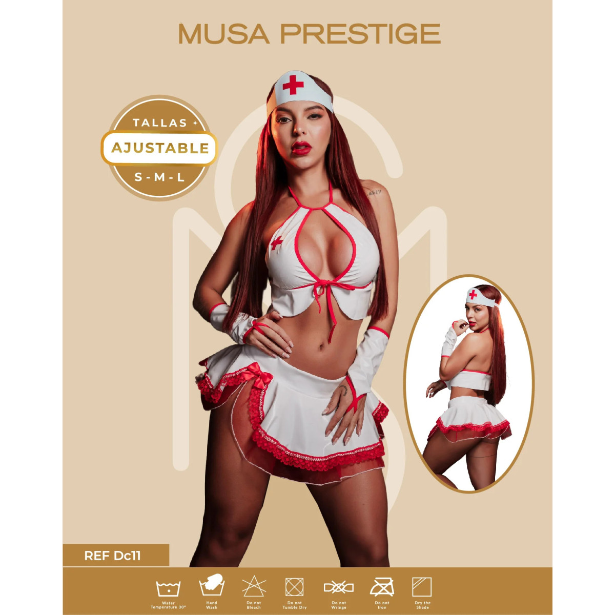 Disfraz Musa Enfermera DC11