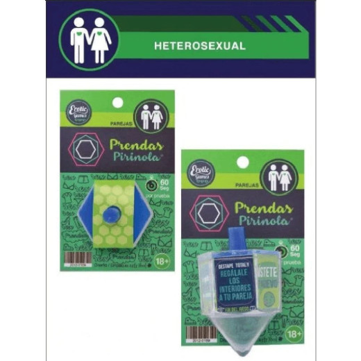 Pirinola Hetero para Juego de Prendas