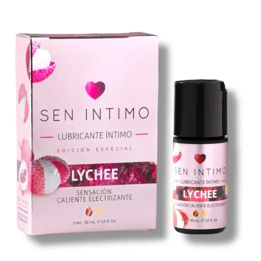 Lub. Lychee Caliente y Electrizante x 30ml Sen Intimo