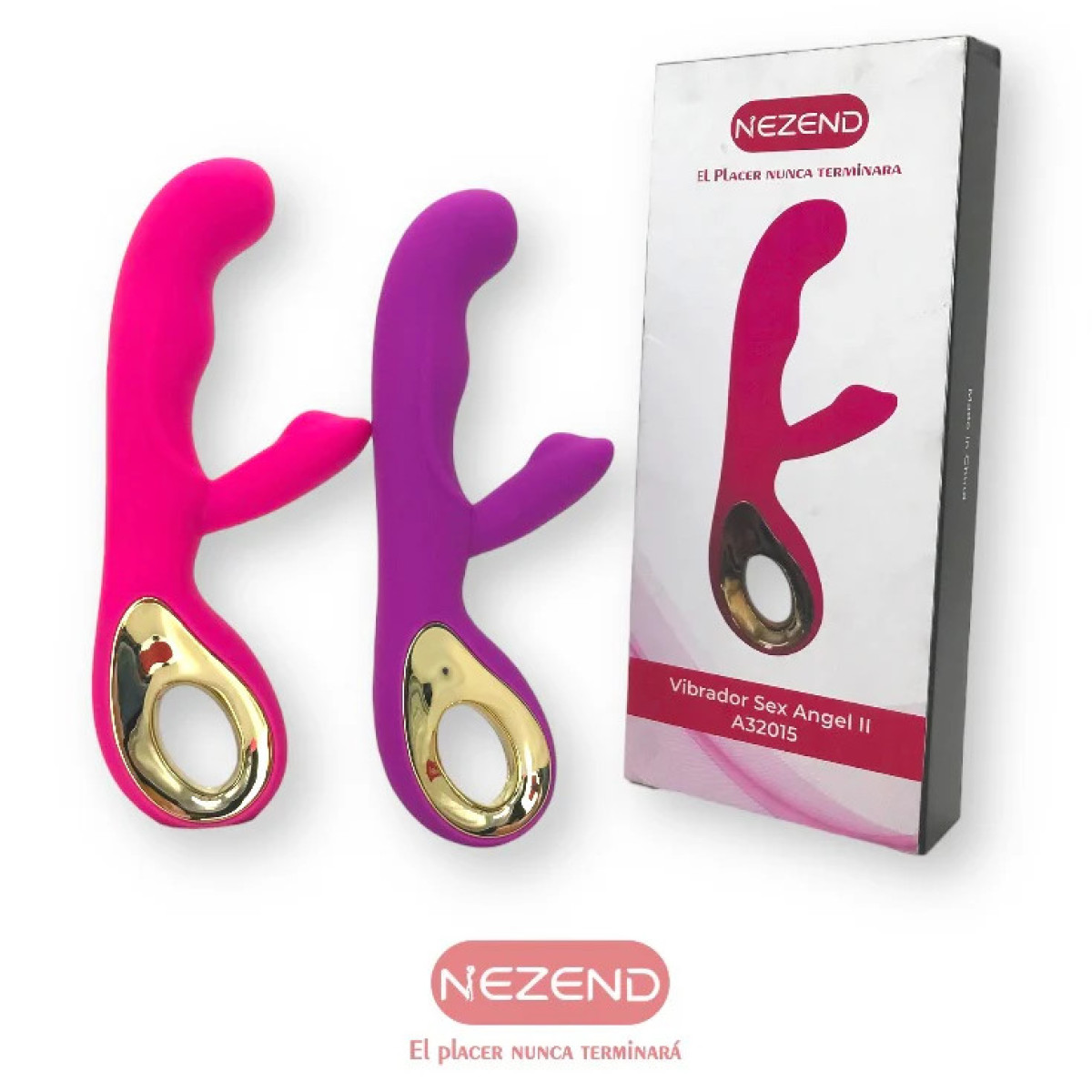 Vibrador Nezend Sex Angel II 30ml Largo Total: 20cm Vibrador Nezend Sex Angel II 30ml Largo Total: 20cm