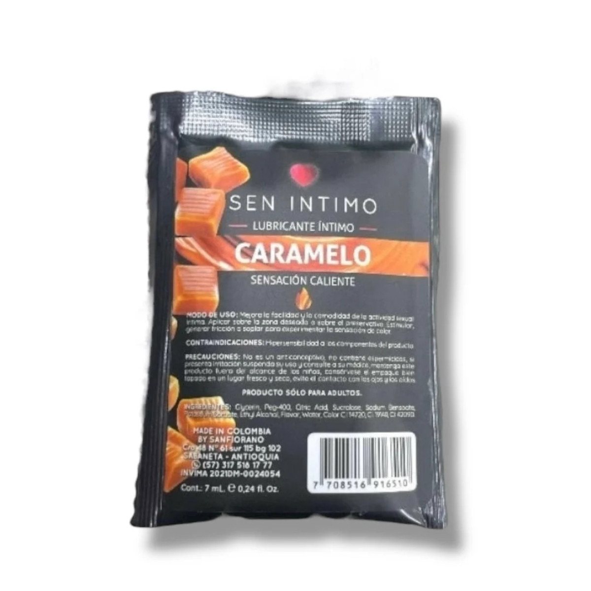 Lub. Caramelo Sachet 7 ml Sen intimo