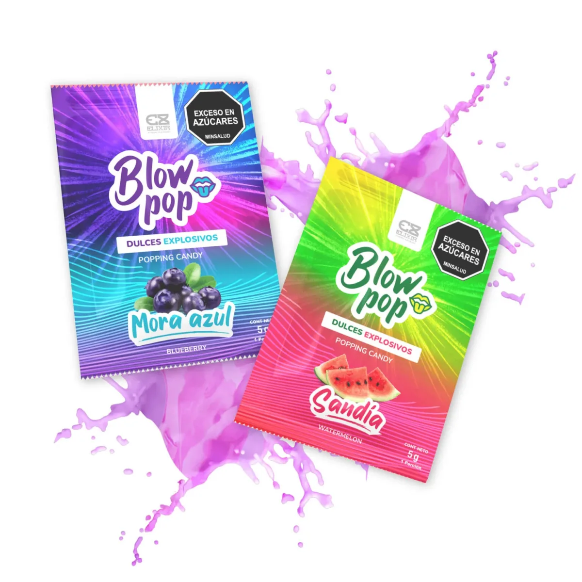 Blow Pop dulces explosivos x 12 sobres Blow Pop dulces explosivos x 12 sobres