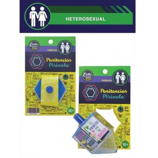 Pirinola Hetero para Juego de Penitencias