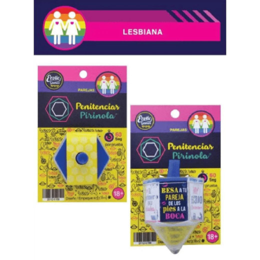 Pirinola lesbica para Juego de Penitencias