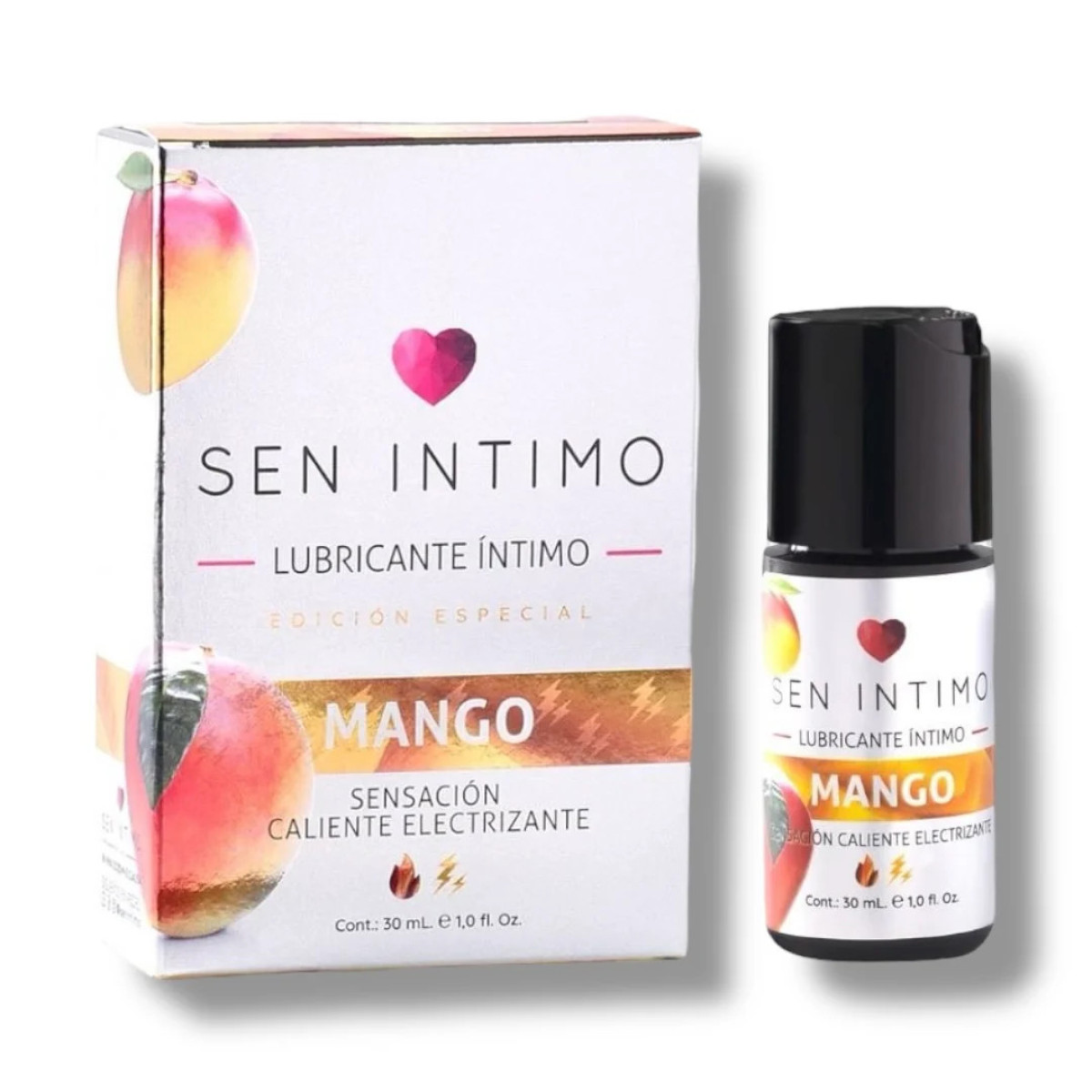 Lub. Mango Caliente y Electrizante x 30ml Sen Intimo