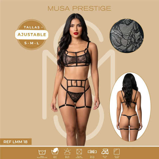 Lenceria LMM 18 NEGRO