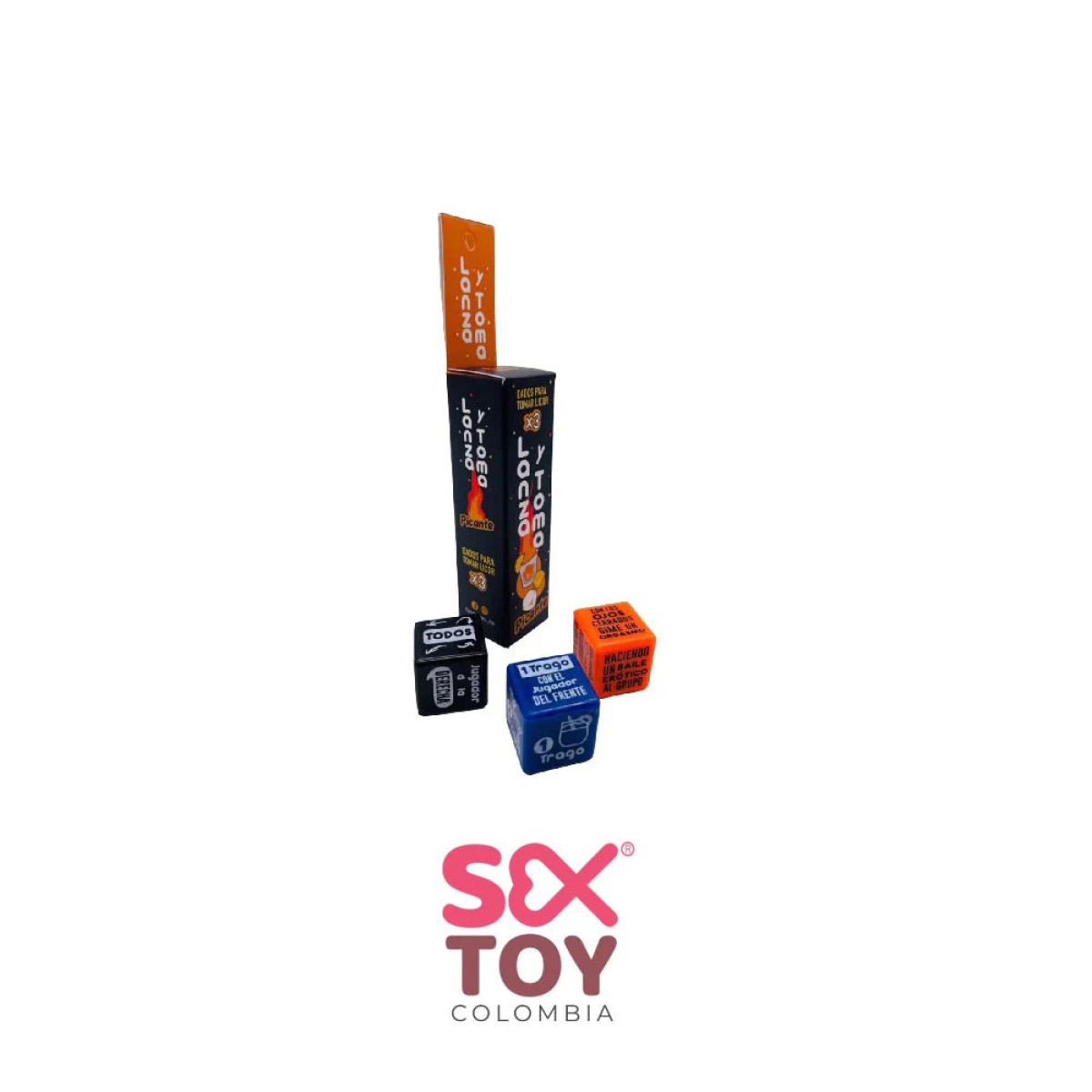 Juego Lanza Y Toma Picante x 3 Dados Juego Lanza Y Toma Picante x 3 Dados