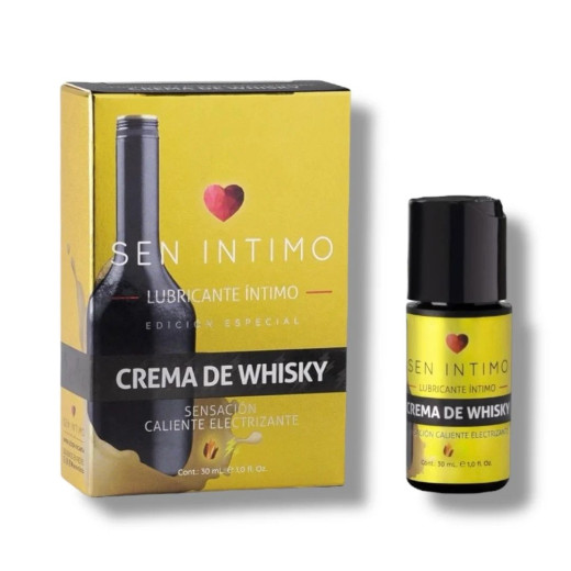 Lub. Crema de Whisky Caliente y Electrizante x 30 ml Sen Intimo