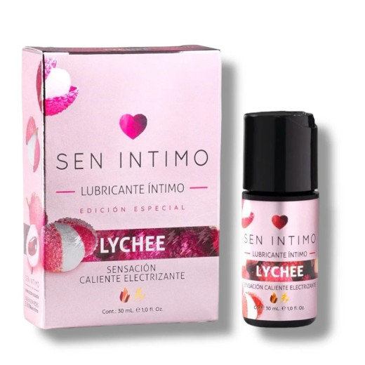 Lub. Lychee Caliente y Electrizante x 30ml Sen Intimo