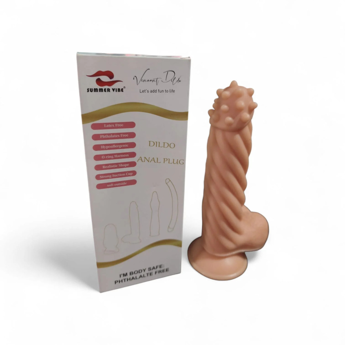 Dildo Espiral Largo TOTAL 20 CMS Dildo Espiral Largo TOTAL 20 CMS