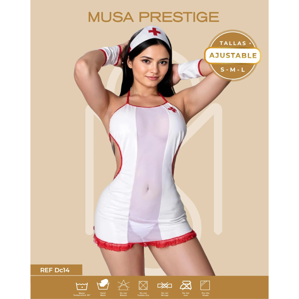 Disfraz Musa Enfermera DC14