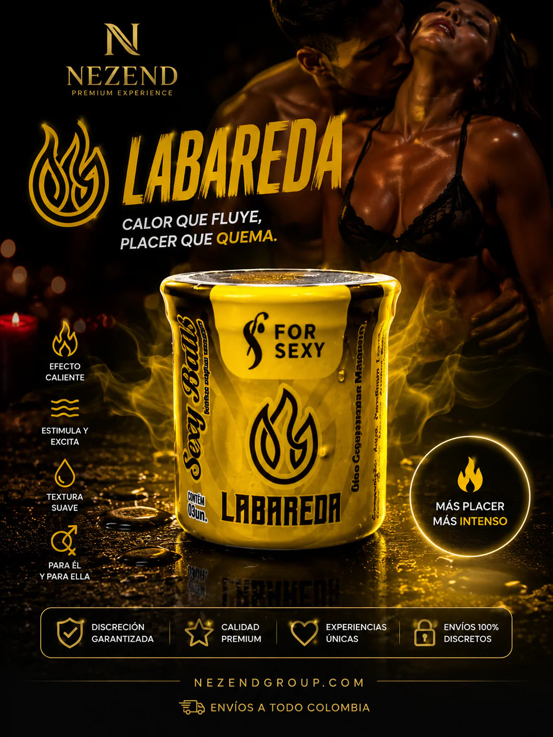 Sexy Balls Labareda x 3 Bolas