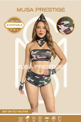 Disfraz Militar DMM72-1