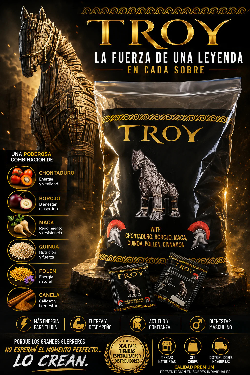 Troy Comprimidos X 3